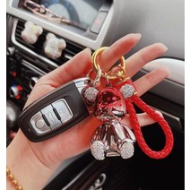 Meeshi 고대 프랑스 황금 조디악 Sanhe 자동차 키 체인 절묘한 하이 엔드 펜던트 호랑이 키 체인 가방 펜던트 여성 열쇠고리