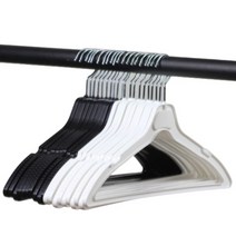 논슬립옷걸이 30개 옷가게옷걸이 도매, 블랙