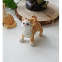 카페인테리어인형 애교 부리는 치즈냥 고양이 장식품 냥이 인형 집