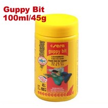 Sera Fish food 종류의 미니 아기 물고기 새우 cichild discus betta guppy botton 메기, [01] M, [02] Bit Basic 250ml 110g