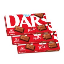 다스 모리나가 밀크 초콜릿, 42g, 3개