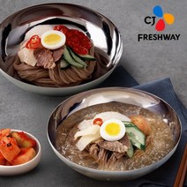 [CJ프레시웨이] 평양냉면 물/비빔 10인분 외, 11. 메밀 물냉면 10인분(동치미5+사골5), 상세설명 참조
