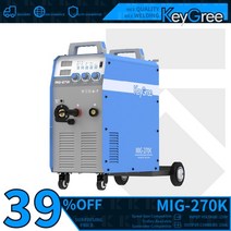 자동전격방지기 가정용 스팟 논가스 교류아크 용접기 keygree mig 270 15kg