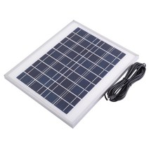 비상캠핑 낚시 태양광충전기 9.9W패널 12V 0.55A 자동차배터리 사용이편리한 차박 과학실험재료