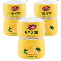 동서 식품 리치스 카페 파우더 레몬 에이드 550g 스무디 홈카페 에이드, 3개