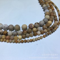 천연석목걸이 국화석 산호 옥 둥근구슬 공예구슬 DIY 핸드메이드 꿰미 염주 팔찌 악세사리만들기 부품 2070841626, 10mm /37 톨 좌우