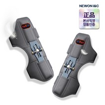 웰럽 프리미엄 3D 더블 스프링 실리콘 무릎보호대 WL-1051 2개(1세트), 블랙그레이M-2개(1세트)