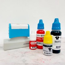 퍼니맨 대형택배박스 스탬프 리필잉크(5ml_20ml), 일반 분홍잉크(20ml)