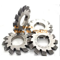 밀링 선반 기계 1 pcs M1.25 M1.5 M1.75 NO.1-NO.8 압력 각도 20도 HSS 기어 커터 가공, [16] M1.5 NO.8