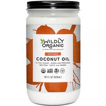 Wildly Organic 정제 코코넛 오일 28 fl oz