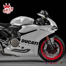 두카티 파니갈레 코르세 848 899 959 1098 1299 V4 V2 레터링튜닝스티커, D라이트블랙(2장)