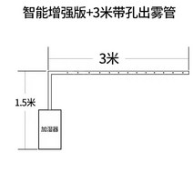 업소용 대형가습기 특대 공장용 습식 학원 분무량 많은 세척편한 11L 15L, 17.15L 스마트형 + 3M 파이프(강화형)