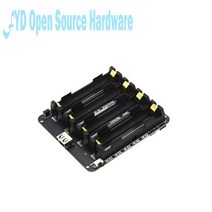 Wemos 용 ESP32 ESP32S 라즈베리 파이 18650 용 배터리 충전 실드 보드 V3 마이크로 USB 포트 유형-A 0.5A, 4 Channel Module