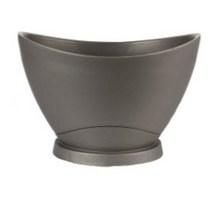 메탈광택 플라스틱 서양난 화분 라운드화분 플라스틱화분 난초화분 호접난 소형 난화분, 메탈브라운