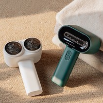 LINSHU 이중 파워형 보풀제거기 12중날 충전식, 그린
