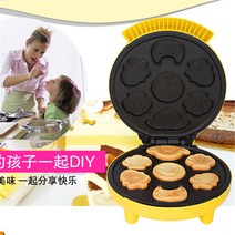 가정용 붕어빵 기계 간식메이커, 옐로우(틀 없음) + 설명서