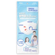 아텍스 하이가드 방역 마스크 대형 KF94, 10개, 1개입