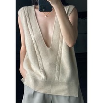 코바늘 조끼 작은아씨들 김고은 니트 여성 민소매 재킷 스웨터 풀오버 가 과 겨울 새로운