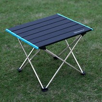 스위스윙거 캠핑용 알루미늄 접이식 롤 폴딩 테이블/좌식테이블/미니테이블/다용도테이블/캠핑테이블/접이식테이블/캠핑의자/휴대용테이블, 블랙라인S