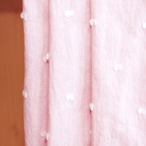 천고아 대폭 60수 워싱 아사원단 연핑크속 눈꽃