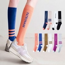 호쿠호니 운동양말 발목긴 롱삭스 여자 언밸런스 특이한 장목 니삭스