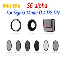 NiSi S6-alpha 필터 키트 시그마 14mm f1.4 DG DN 소니 14mm F1.8 GM 니콘 14-24mm F2.8 캐논 TS-E 17mm F, 01 S6-alpha