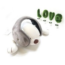 포근하고 부드러운 청음 왕 귀마개(남여공용) 방한왕귀마개_그레이그레이