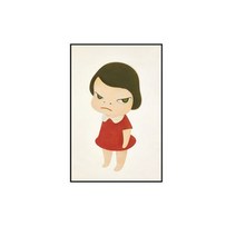 요시모토 나라 / 카페 호텔 거실에 걸면 좋은 집꾸미기 인테리어 그림액자 04, 우드