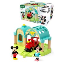 Brio 32265 디즈니 미키 앤 프렌즈 미키 마우스 배터리 기차 장난감, Mickey Mouse Record Play Sta
