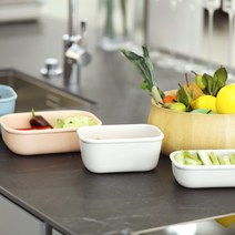 네덜란드 메팔 750ml 사각 멀티볼 닫으면 밀폐용기 열면 테이블웨어 음식보관 반찬통, 스카이