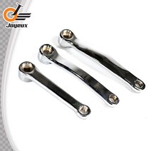 자전거 스틸 크랭크암 좌측 사각비비용, 블랙/170mm