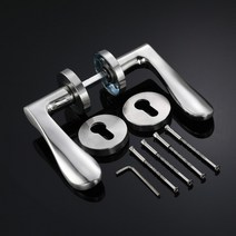 교체 문 손잡이 방 폴딩도어 고리 현관 히든 1세트 스테인레스 스틸 유니버설 도어 손잡이 침실 분할 잠금, 09 I