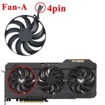 그래픽 카드 팬 88mm T129215BU DC12V ASUS TUF RTX 3060 Ti RTX3070 RTX3080-Gaming, 01 Fan A  4pin