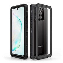갤럭시A33 5G IP68 풀커버 컬러 도트 하드 방수 케이스 방수팩 A336