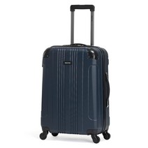 Kenneth Cole 리액션 아웃오브 바운즈 러기지 콜렉션 라이트웨이트 듀러블 하드사이드 4휠 스피너 트래블 수트케이스 백 블러시 28인치 체크