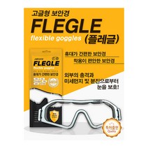 플레글(Flegle)휴대용 초경량 보안경 고글형