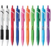 유니 제트스트림 볼펜 0.5mm 혼합 10자루 SXN-150-05 SXN-150C-05, 0.5 10개(흑2컬러별1)