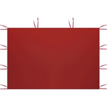 어닝 사이드 월 창문비막이 3x2m awning tent 방수 전망대 awning sunshade sail for garden 야외 해변 캠핑 양산 정원 파티 캠핑 텐트, 빨간색