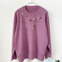 국민할매 엄마옷 꽃무늬 스웨터 할머니 니트 티셔츠[BST-R2] 요양원옷 실내복 봄 가을 겨울옷