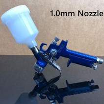 RP HVLP 중력식 에어 스프레이건 mini 스프레이 페인트건 1.0mm 0.8mm, 1.0mm 스프레이 건