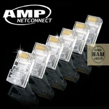 Tyco_AMP_CAT.5e_RJ-45_플러그_(100개입_BOX타입) B6F2, 상세페이지 참조