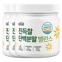 알레 진득찰 단백질 추출물 분말 가루 식약청 효능 추천, 200g, 3통