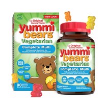 야미베어스 어린이 비타민 D3 젤리 Yummi Bears Calcium Vitamin D3 Kids 90 구미, 1개, 기본