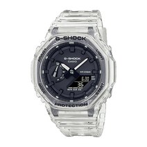 [G-SHOCK] 지샥 스탠다드 GA-2100SKE-7ADR 지얄오크 스켈레톤 클리어 화이트 카본 케이스 지샥시계 USN