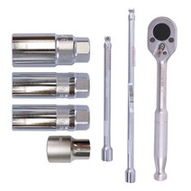 점화플러그 렌치 교체 소켓 공구 점화 플러그 토크렌치 복스알 렌치대 볼연결대 렌치핸들, 스파크렌치 복스알 16mm (201-4292)