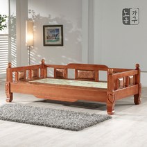 [노송가구] 사라 원목 연옥 돌소파 싱글 S, 월낫-연옥-싱글(S)