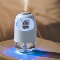 라홈 곰돌이가습기(필터2개포함) 미니 사무실 탁상용가습기 USB 선물 판촉물, 단품