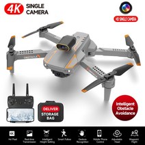 드론미니 드론 S128 4K HD 카메라 공기 압력 고정 높이 전문 3 면 장애물 회피 접이식 쿼드콥터 완구, 06 WH Battery 1PC