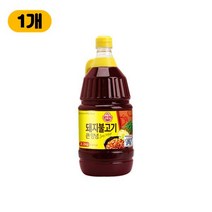 만능양념 집밥 업소용 돼지불고기 큰 양념 2.2kg 오뚜기, 1개