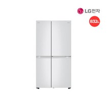 [엘지전자] ○[832L] LG 디오스 매직스페이스 양문형 냉장고 메탈 화이트 (S834W, 상세 설명 참조